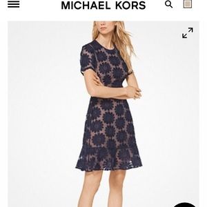 Floral Embroidered Organza Dress